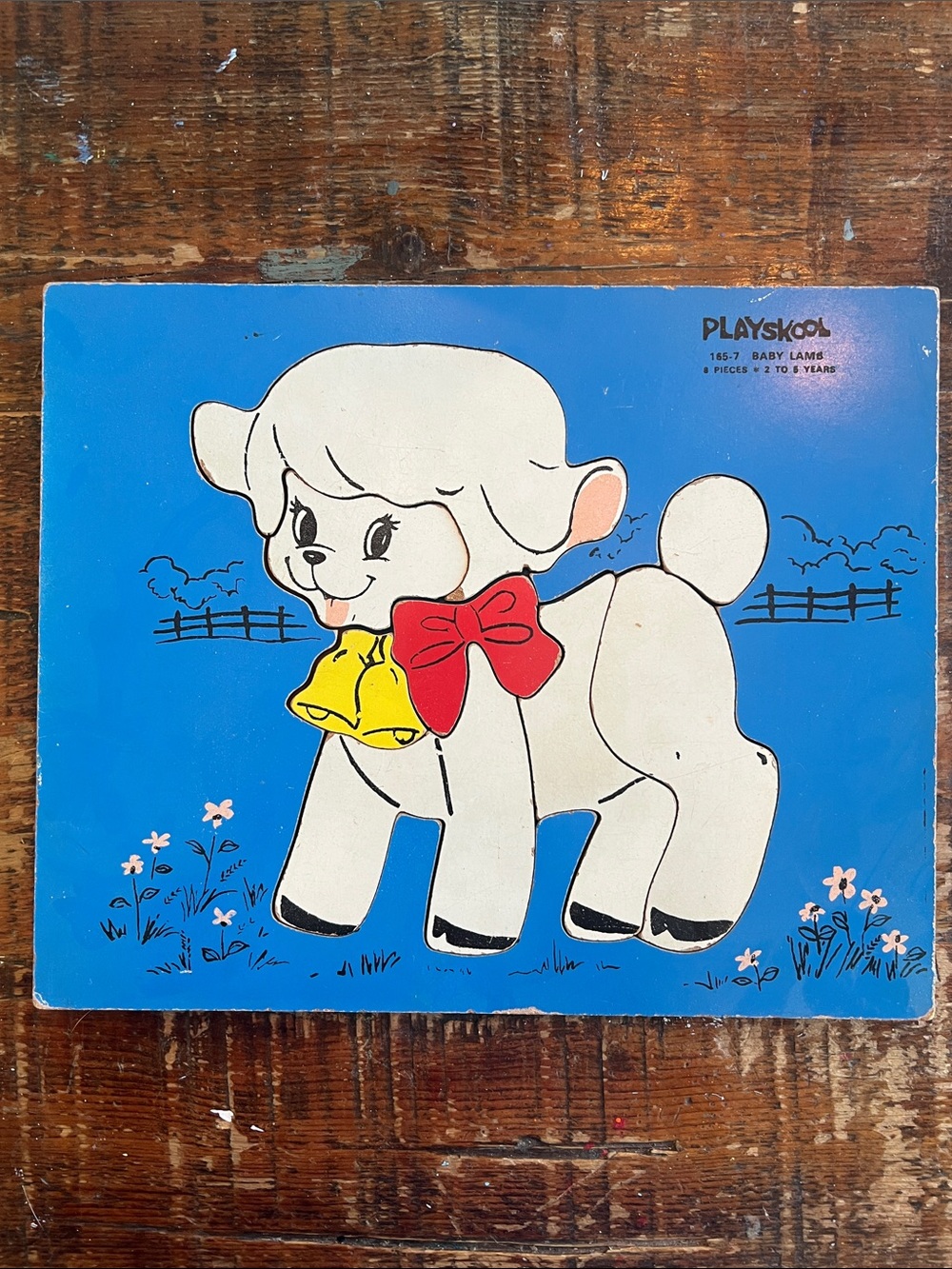 Playskool Lamb Wooden puzzle
